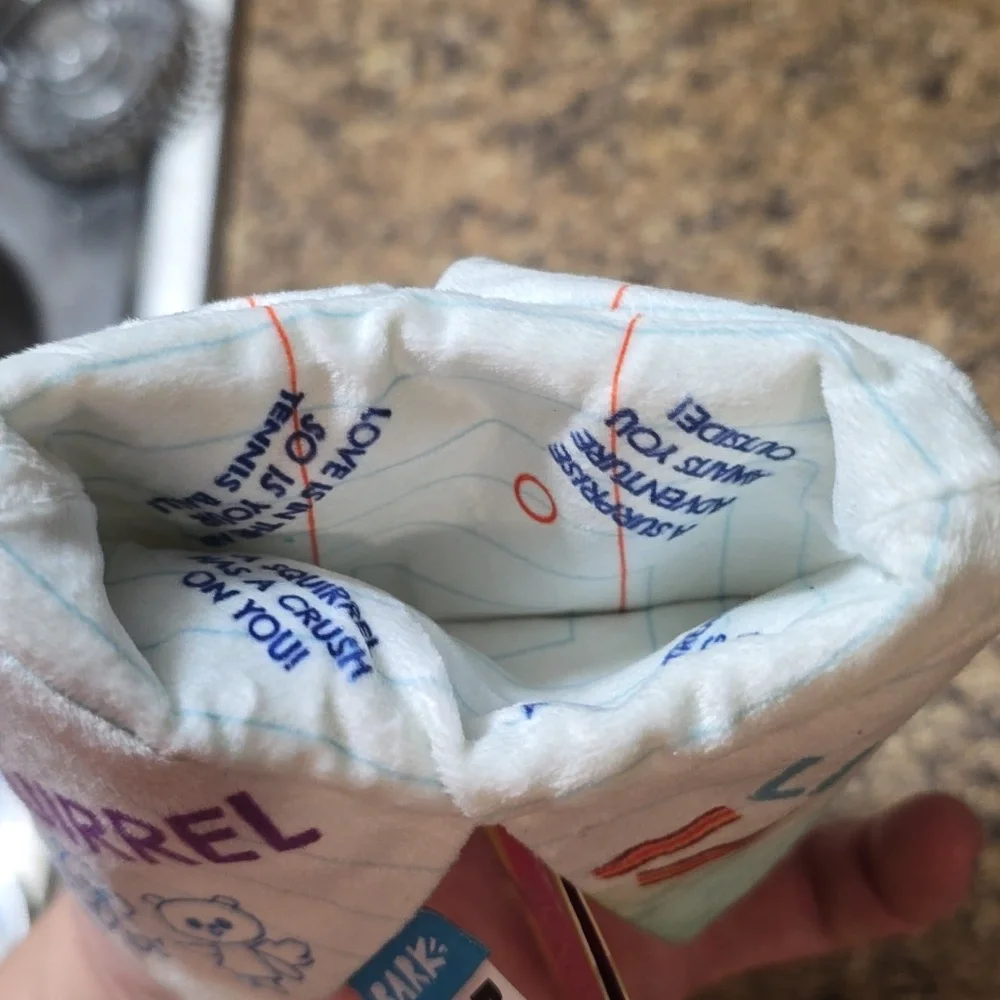 Bark Scootie Catcher‎ Dog Toy - White and Blue NWT Size Small 0-20 Pounds